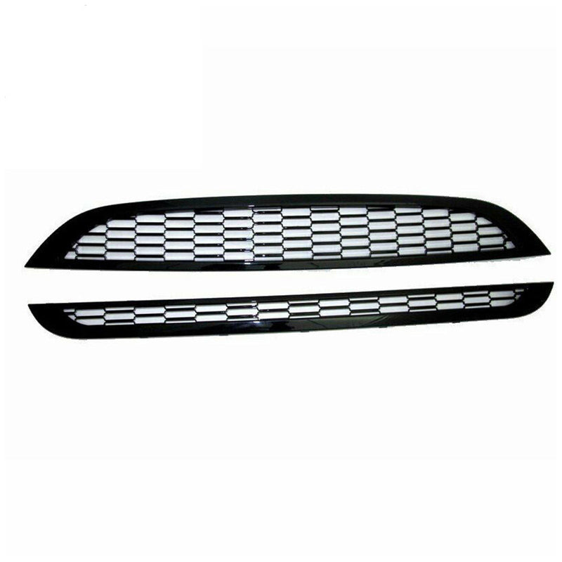 2x Honeycomb Mesh Front Grill (Pair) to suit Mini Cooper R50 1.6i — image 1