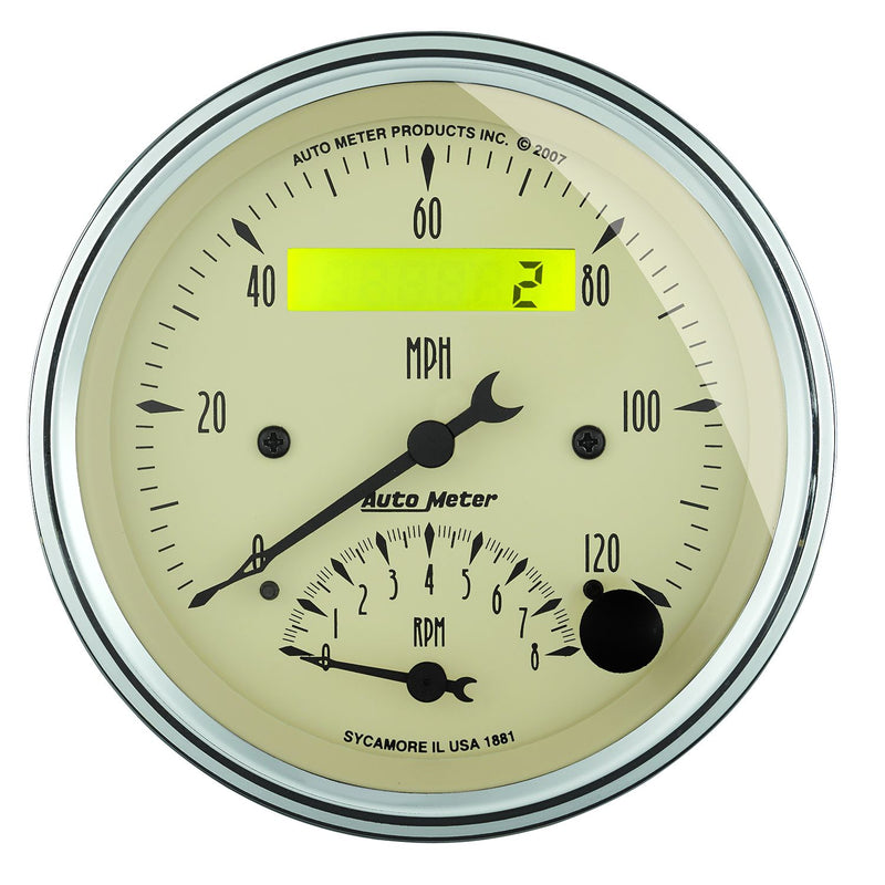 AutoMeter Antique Beige Tach Speedo Combo AU1881