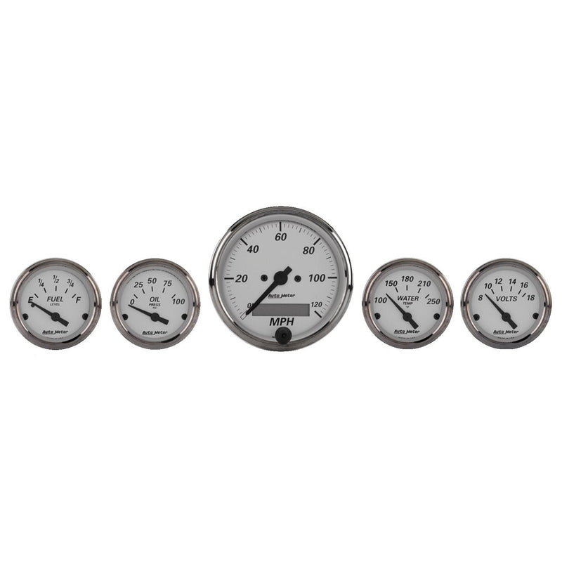 AutoMeter American Platinum Series 5-Gauge Kit AU1902