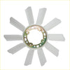 White plastic radiator fan blade with metallic hub for 192 engine cooling fan on toyota hilux ln147 ln167 ln172