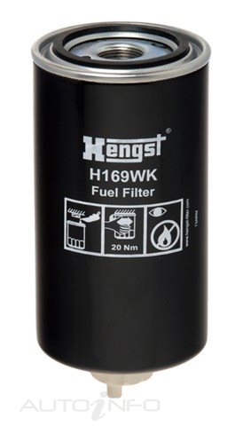 Hengst Fuel Filter Water Separator Cumm - H169WK
