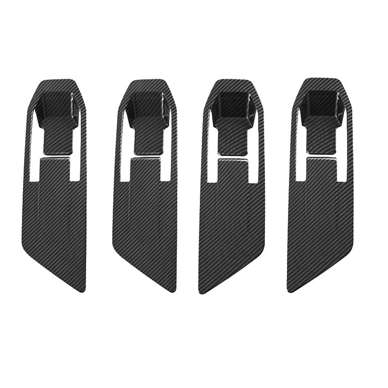 Carbon Fiber Inner Door Handle Cover to suit Mitsubishi Triton — image 1