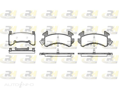 Brakeco Brake Pads Front Chevrolet Bui Pon Cad - SS7070A-RH