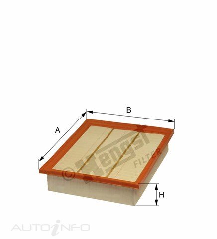 Hengst Air Filter CA7431 VW Golf Vento - E175L