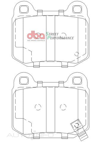 DBA Brake Pads Dba Rear Nissan Honda Skyline 350Z - DB1521SP