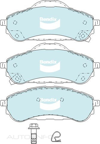 Bendix Brake Pads Rear Ford Everest 15-On - DB24114WD
