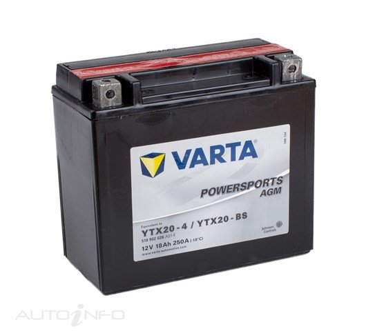 Varta Battery Varta 12V Motorcycle - YTX20-4