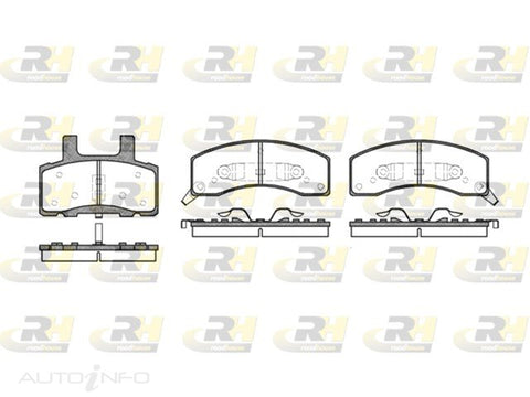 Brakeco Brake Pads Front Chevrolet C20 C30 - SS7260-RH