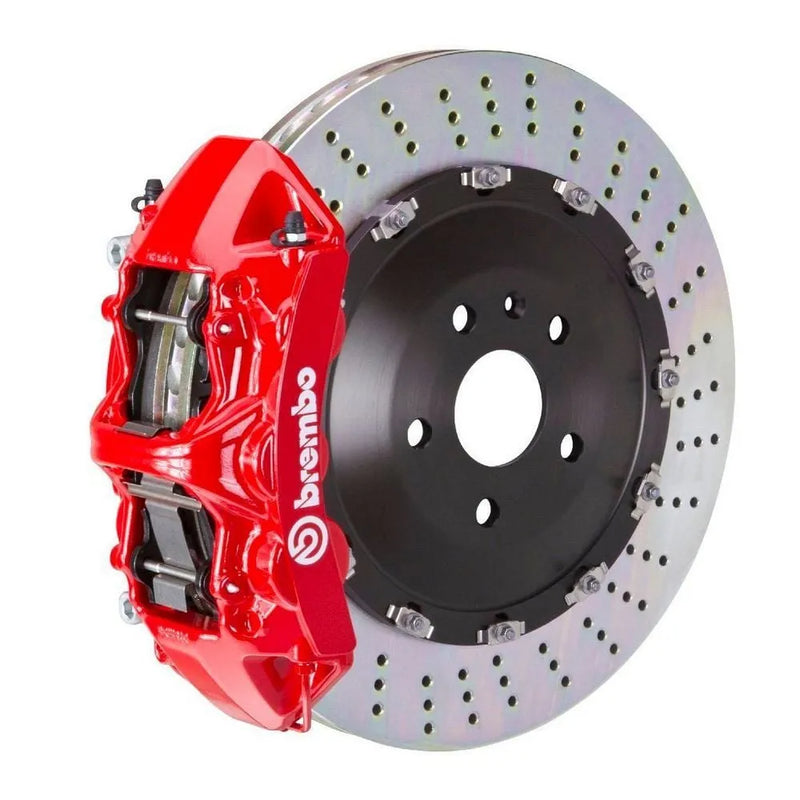 Brembo High Performance Brake Kit 405mm 2 Piece Rotor Caliper (M-Class 11-15/GLE 15-19) - Red — fits Mercedes Benz...