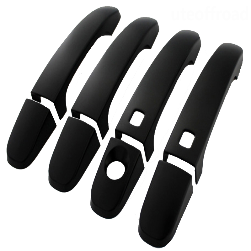 Door Handle Covers Ford Ranger PX1 PX2 PX3 2012-2021 / Everest 2015-2021 Smart key Matte Black