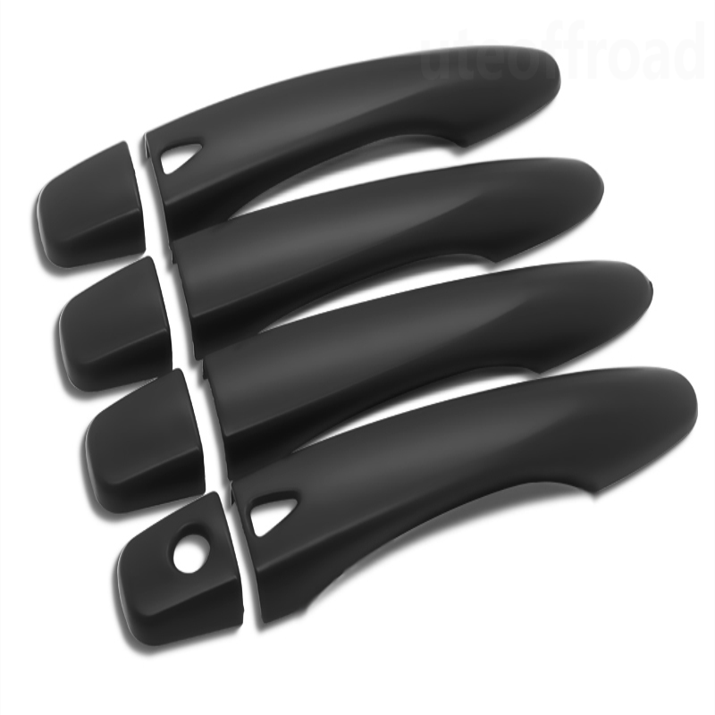 Door handle covers Nissan Navara NP300 2015-2020 Matte Black Smart key