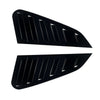 2x Gloss Black Rear Window Louvers (Pair) to suit Subaru Impreza WRX — image 3