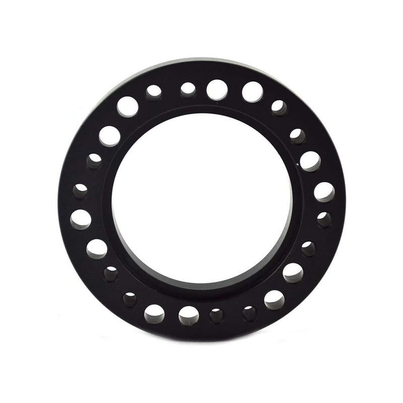 Black Steering Wheel Hub Adapter Spacer to suit Universal Vehicles — image 1
