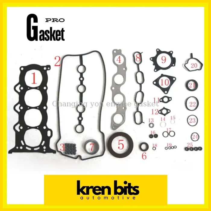 1Nzfe 2Nzfe For Toyota Yaris Corolla Echo Vios 1.3/1.5L Engine Parts Full Set Gasket 04111-21062