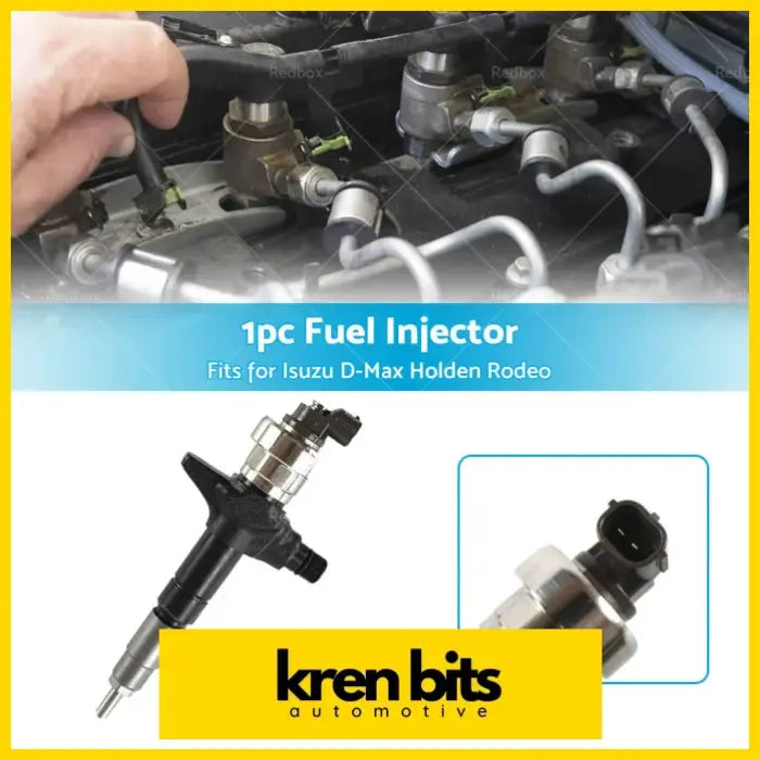 1X Fuel Injector For Isuzu D-Max Holden Rodeo 4JJ1 3.0L 095000-6980 - Air & Delivery>Fuel Injection Parts>Fuel Injectors