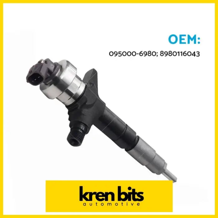 1X Fuel Injector For Isuzu D-Max Holden Rodeo 4JJ1 3.0L 095000-6980 - Air & Delivery>Fuel Injection Parts>Fuel Injectors