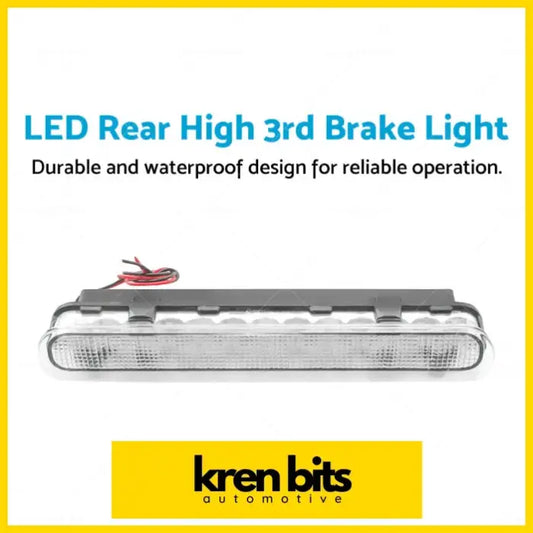1x LED Rear High 3rd Brake Light Clear Suitable For Toyota Hilux VIGO - Lighting & Bulbs>Rear Assemblies