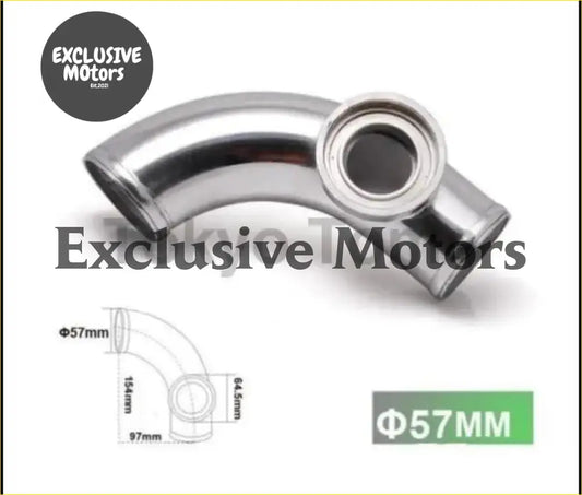 2.24’’57mm 90 degree Flange Pipe Fit For Type-2 II 2 Adjustable SQV - Turbo & Performance