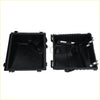 Black plastic air vent housing with molded interior and clips for 2.4L air cleaner box filter on 2024 2025 Toyota Tacoma