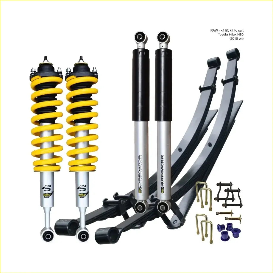 2’’ Lift Kit Bundle - Toyota Hilux N80 (REVO) (2015 on) - Raw