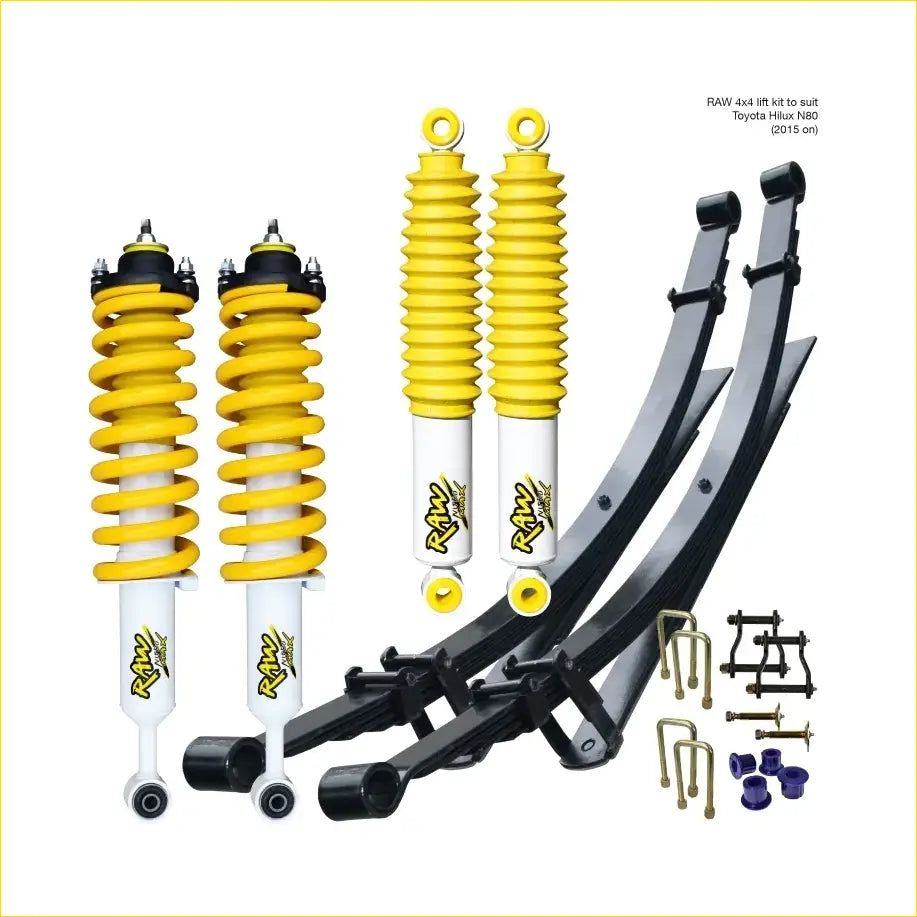 2’’ Lift Kit Bundle - Toyota Hilux N80 (REVO) (2015 on) - Raw