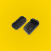 2 x Anti-Slip Aluminum Foot Pedal Covers for Toyota C-HR (2017-2023)