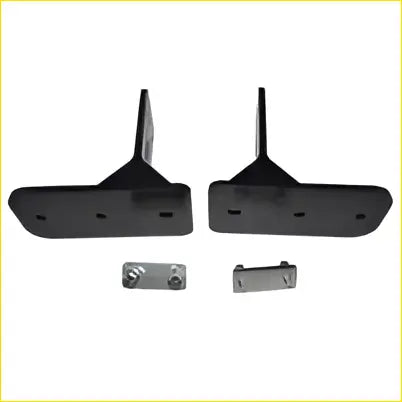 Black plastic awning mounting bracket kit with metal mounts fit for sunseeker and rhino pioneer tray platform