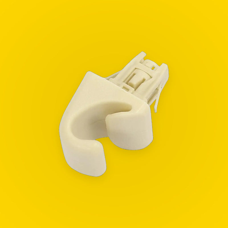 2 x Beige Car Sun Visor Hook Clips for Toyota Highlander (2001-2023)