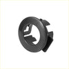 Black plastic rearview mirror mounting ring with integrated clip for toyota previa tarago parking sensor retainers back side
