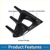 Black plastic clip with unique angular design for car front left right headlight trim bezels toyota 86 2016 2020