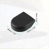 Black matte plastic corner protector with rounded edges for 2 x car rear windshield wiper arm nut cover caps toyota rav4