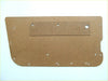 Brown rectangular back panel with cutout and holes 2 x door cards for jeep wrangler sahara 1986–1995