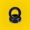 2 x Engine Crankshaft Oil Seals for Toyota RAV4 (1998-2003) Black