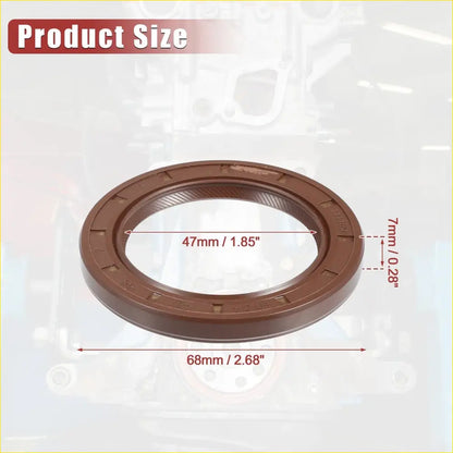 2 x Engine Crankshaft Oil Seals for Toyota Tacoma (2005-2015)