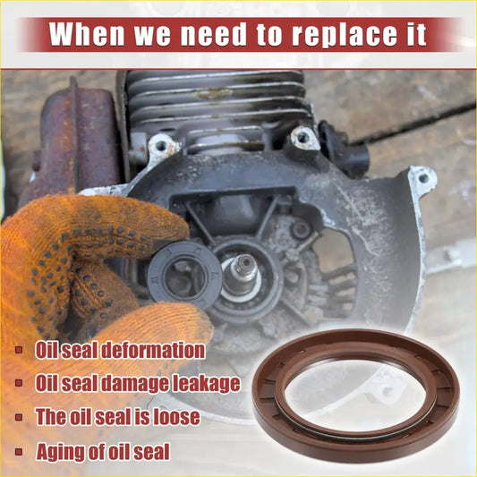 2 x Engine Crankshaft Oil Seals for Toyota Tacoma (2005-2015)