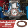 Brown rubber engine crankshaft oil seal showing back side for toyota tacoma 2005-2015 set of 2