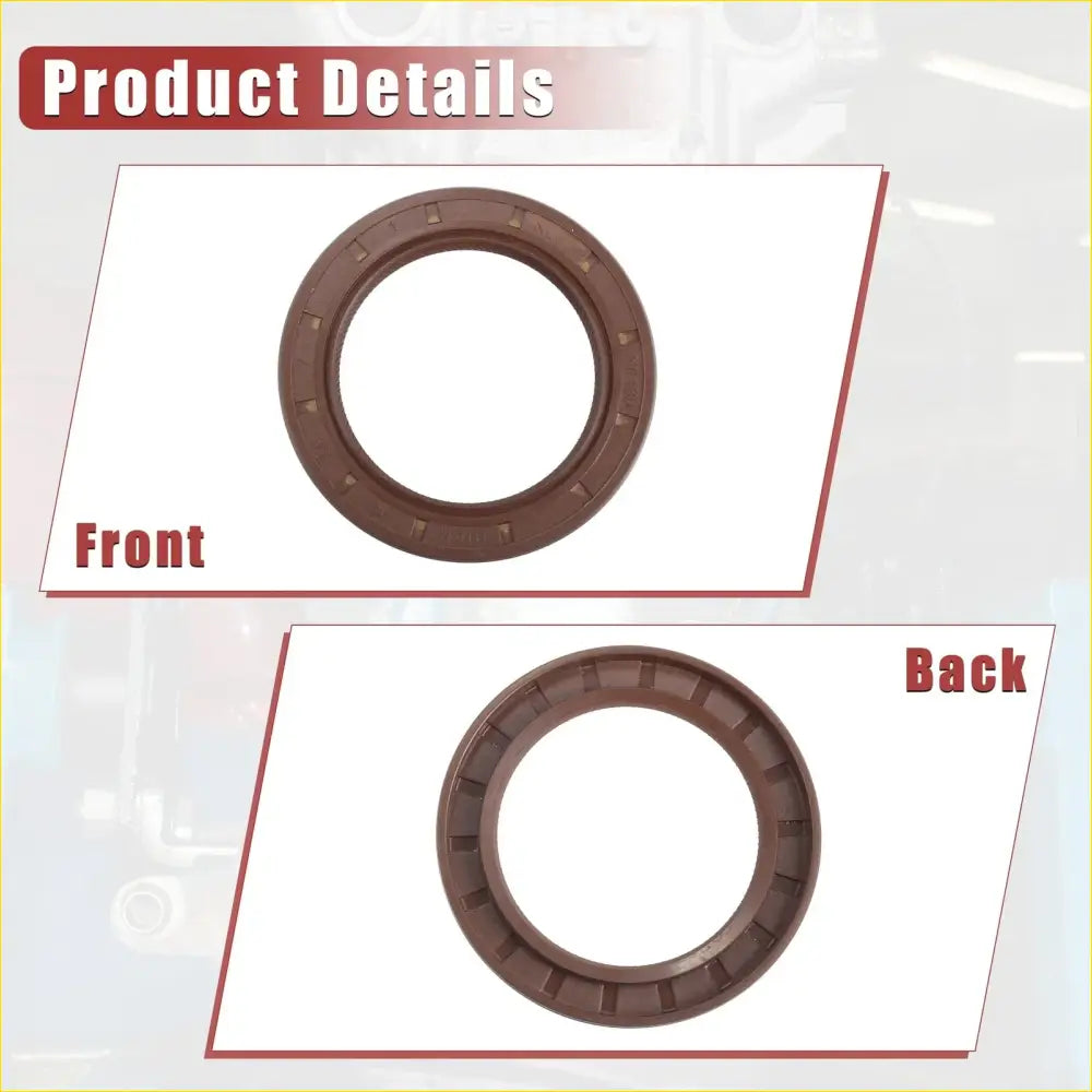 2 x Engine Crankshaft Oil Seals for Toyota Tacoma (2005-2015)