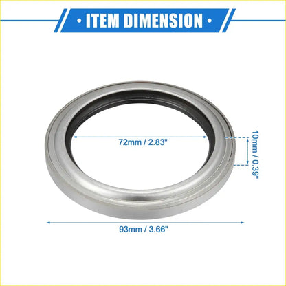 2 x Engine Crankshaft Seals for Toyota Land Cruiser (1998-2007)