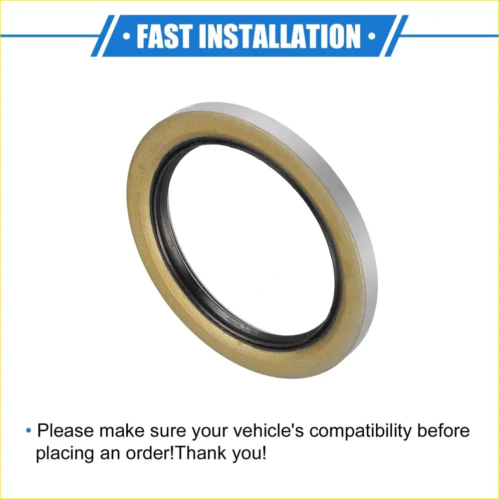 2 x Engine Crankshaft Seals for Toyota Land Cruiser (1998-2007)