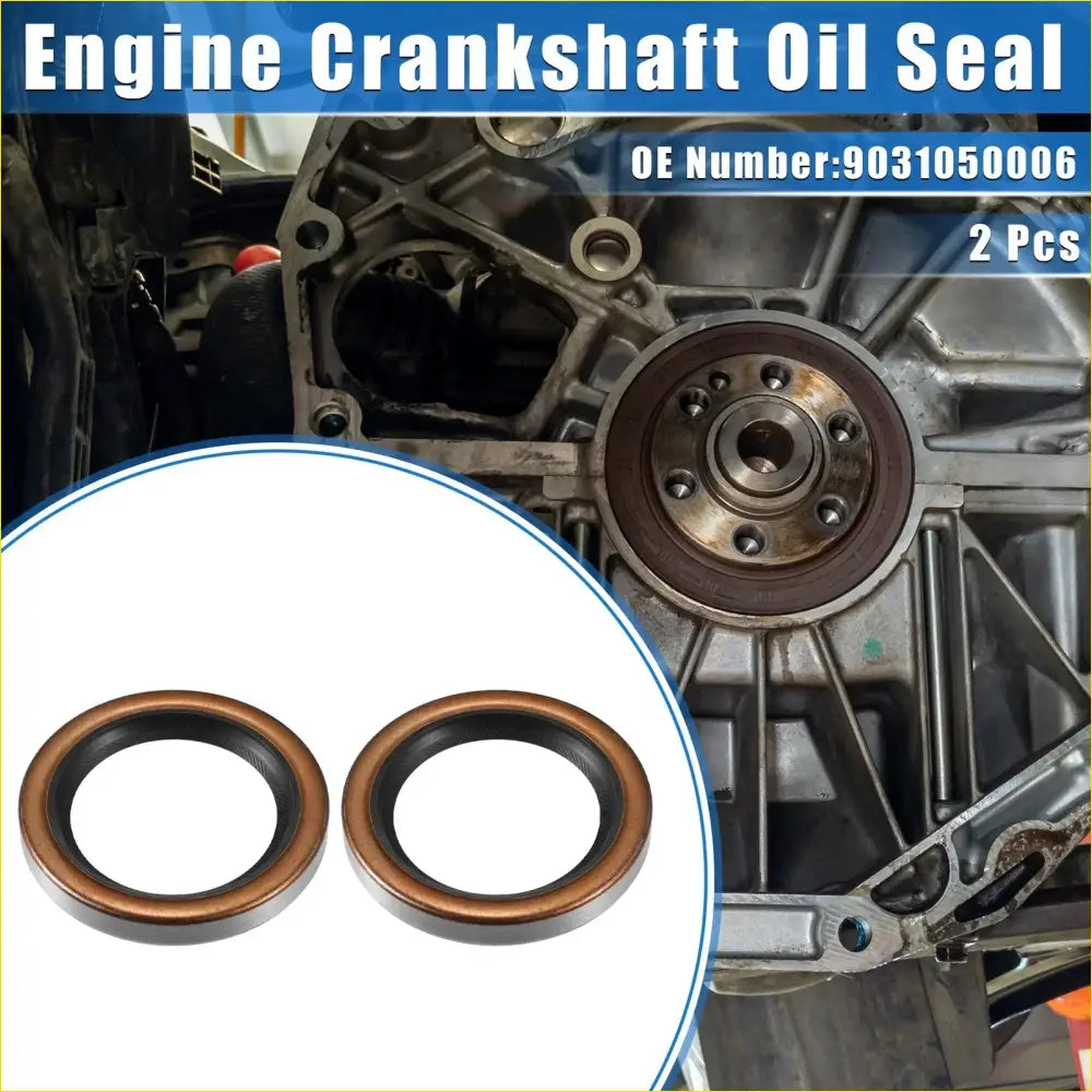 2 x Engine Rear Crankshaft Oil Seals for Toyota 4Runner (1984-2002)