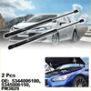 Black metal 2x front bonnet gas lift supports with branded ends for toyota 2010-2015 4wd ute offroad use