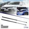 Black metal gas struts for toyota avalon 2013-2018 with white and blue car hood support illustration