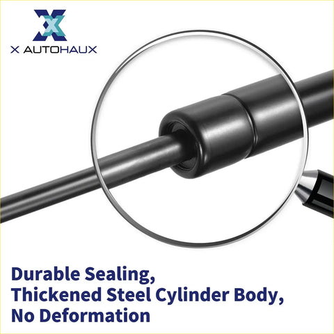 2 x front bonnet lift supports for Toyota Avalon with black matte thickened steel cylinder and durable sealing