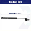 Black gas spring with sleek cylindrical body and metallic ends for front bonnet lift supports on toyota solara 1999-2003