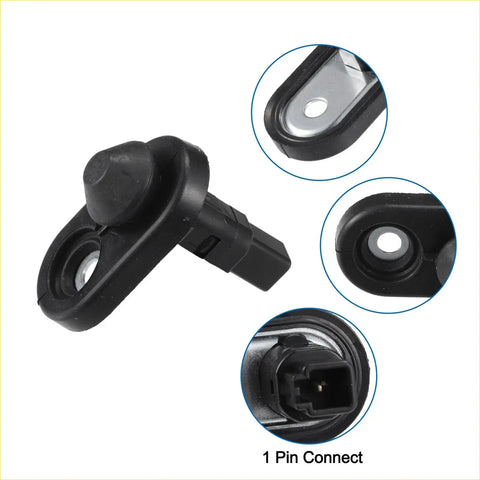 Black plastic 1-pin front door jamb light switch for toyota 4wd ute offroad models in a set of 2