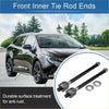 Black front inner tie rod end links with durable anti-rust surface for toyota rav4 2006-2018 use