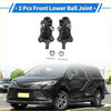 Black front lower ball joints with hardware for toyota 4runner 1996-2002 shown from back side