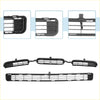 Black plastic front lower bonnet bumper grille for toyota rav4 2006-2008 shown from the back side