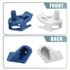 Blue and white plastic front marker light clips for toyota tacoma 2001-2004 window track end caps