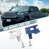 Blue and white plastic front marker light clips with screws for toyota tacoma 2001-2004 side markers